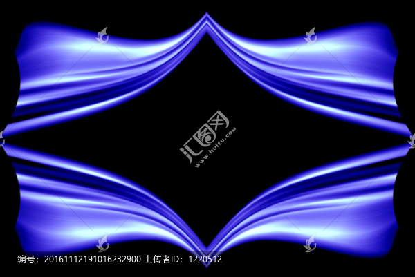 藍(lán)色的窗簾