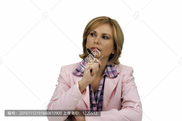美麗的金發(fā)女商人（1）