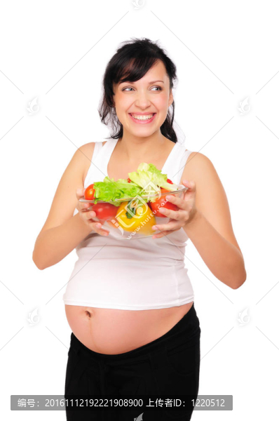 年輕的孕婦