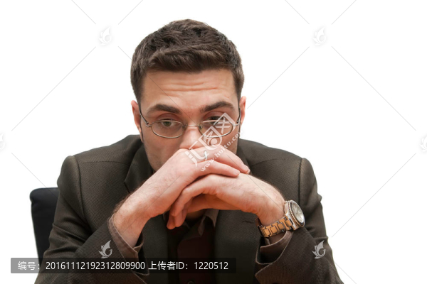 困惑的商人