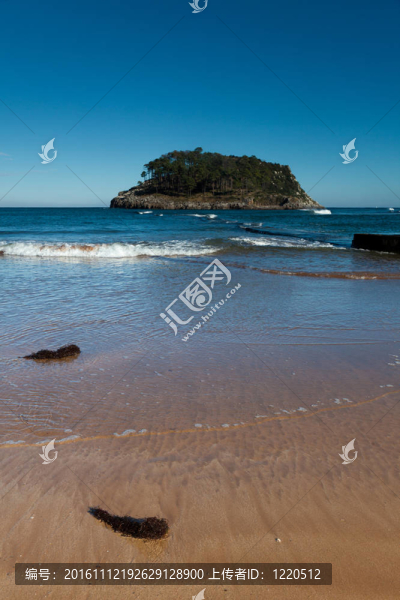 萊凱蒂奧的海灘；Bizkaia；西班牙