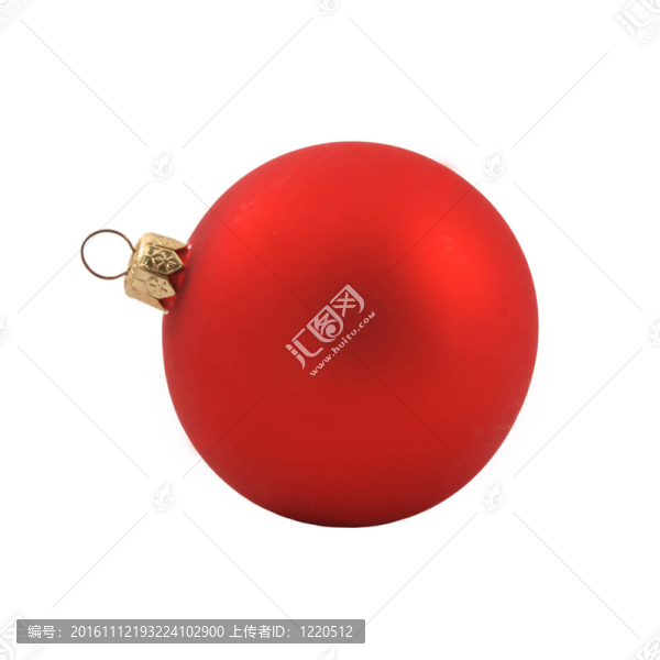 在白色B上的紅色沉悶的圣誕球