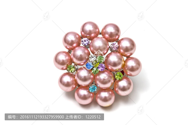 粉紅色胸針