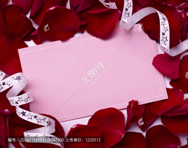 賀卡玫瑰花瓣慶祝圣誕愛