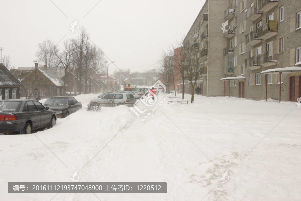 很強的降雪