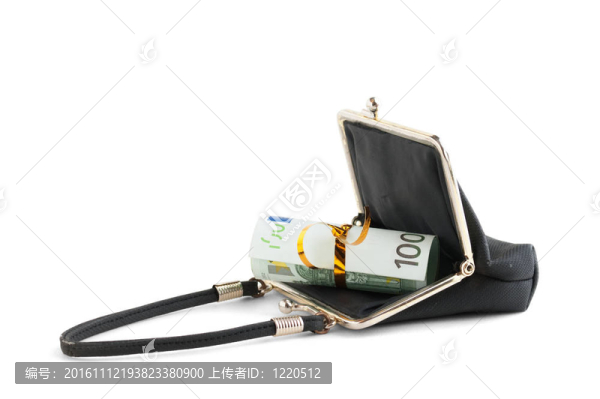 在你的錢包里扭曲的鈔票