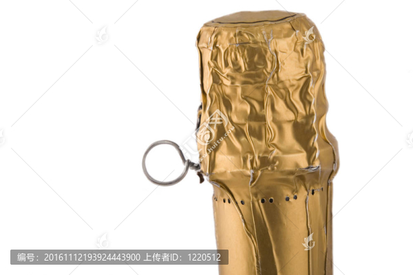 豪華香檳的金色軟木塞