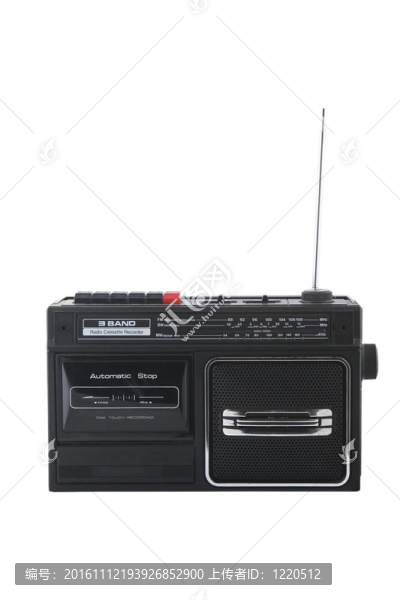 老式收音機磁帶錄音機