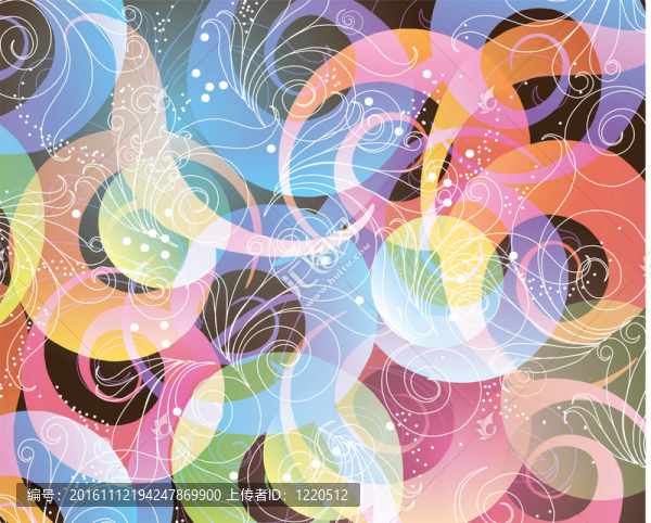 豐富多彩的背景。