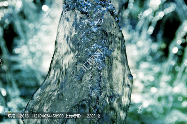 飛濺的水