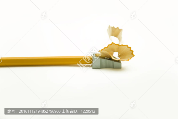 黃色的鉛筆sharpend特寫