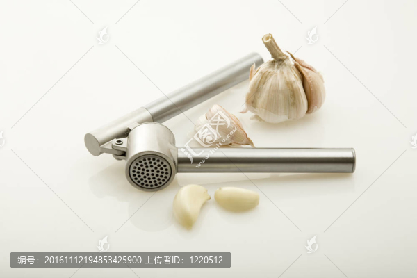 大蒜和大蒜壓榨機