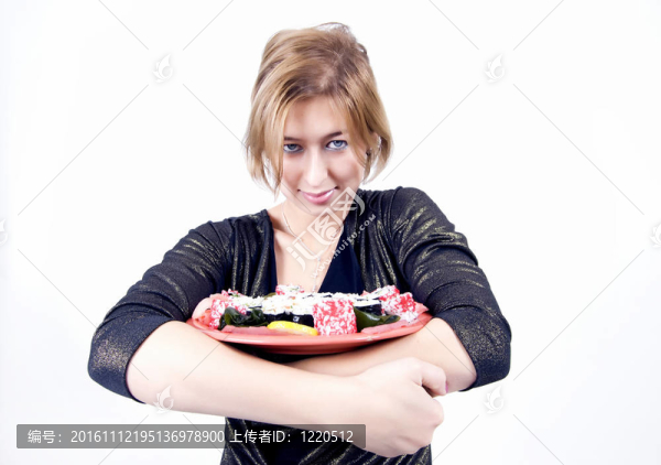 女孩與壽司