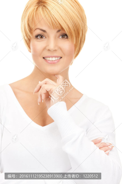 可愛的女商人