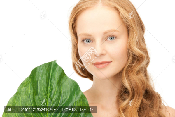 綠葉女人