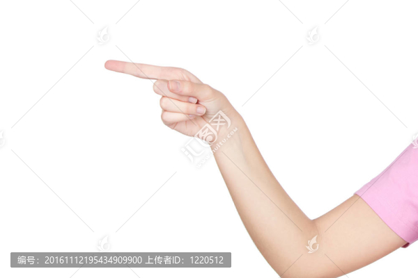 手指指向什么