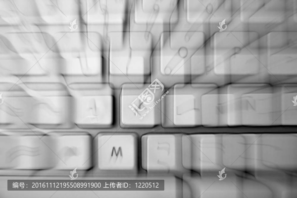 瘋狂的鍵盤按鍵模糊的疾病隱喻