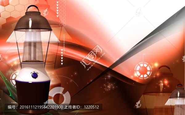 可充電的面粉的燈籠