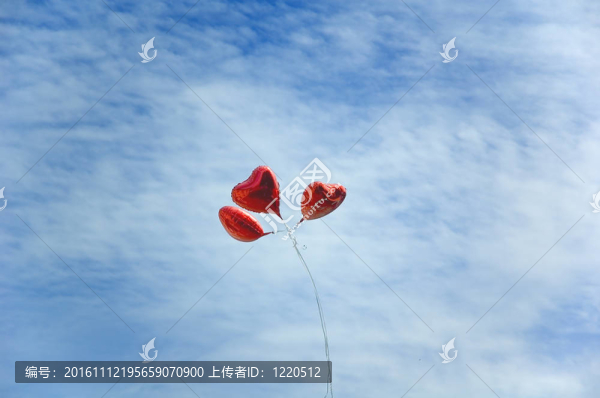 氣球在天空