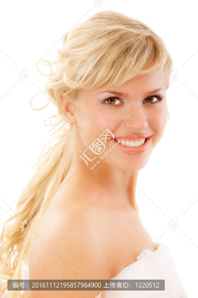 金發(fā)美女的畫像