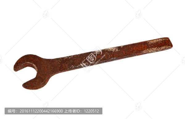 生銹的舊扳手