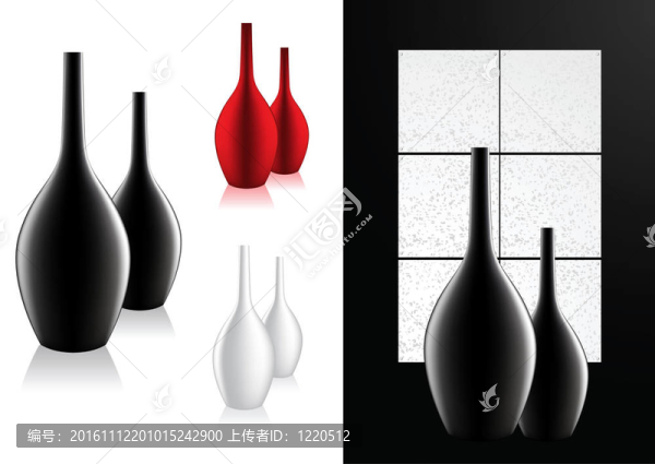 家居裝飾現(xiàn)代花瓶圖