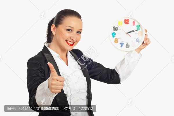 成功的女人控股時鐘