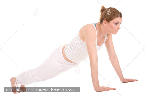 健身的女孩