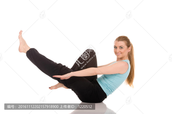 健身的女孩