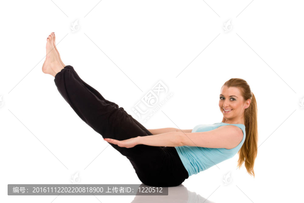健身的女人