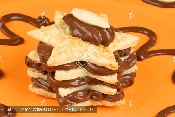 巧克力奶油杏仁蛋糕