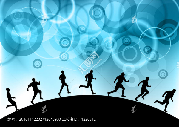 藍色的運動員