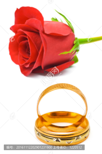 玫瑰和結婚戒指