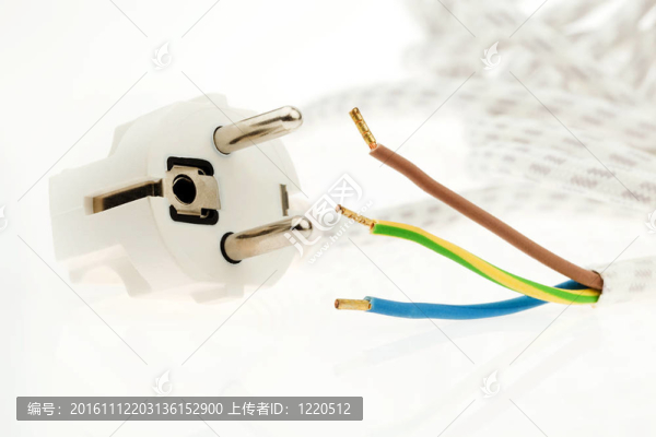 帶插頭的電源線