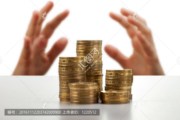 貪婪的手抓錢