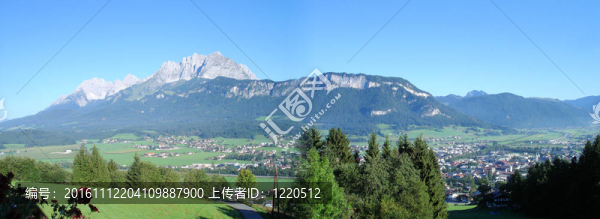 Wilder,Kaiser山全景