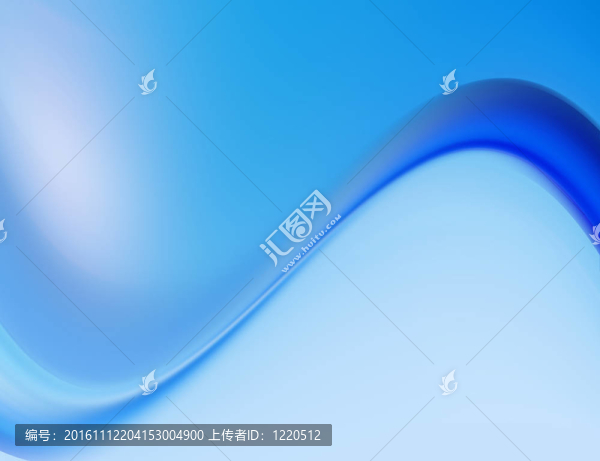 藍(lán)色的波浪