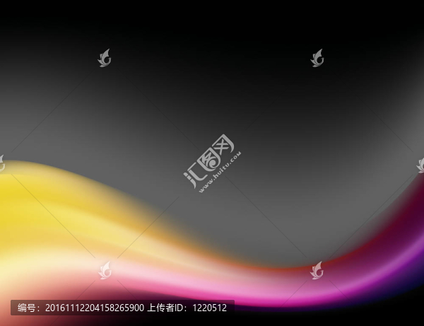紫色和黃色的波浪