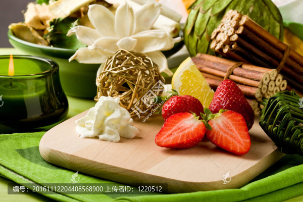 Strawberry,Dessert切割板