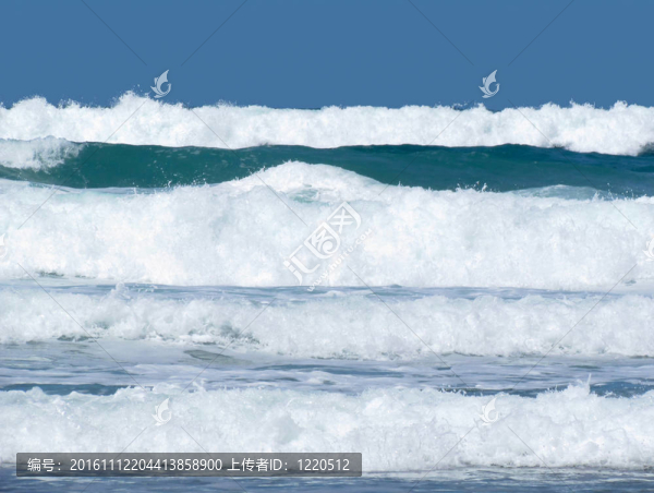 大西洋波破Porthtowan；英國(guó)康沃爾。