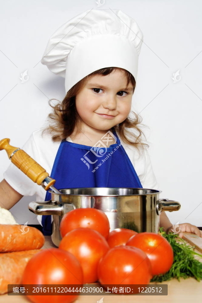 小女孩準(zhǔn)備好了Cook