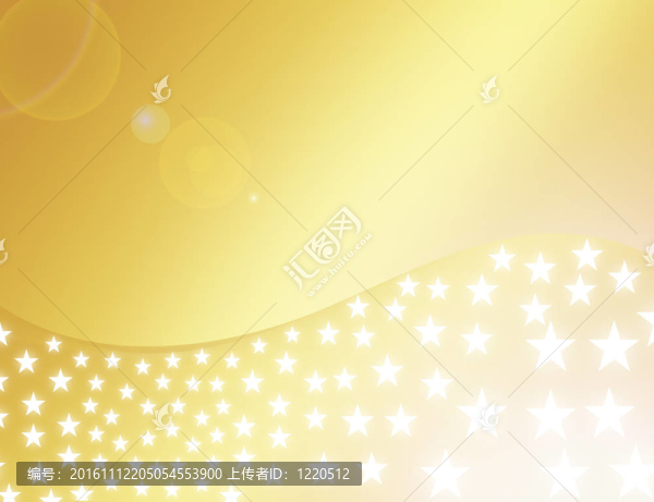 金色的星星背景