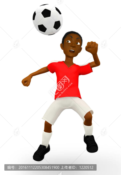 3D足球運動員