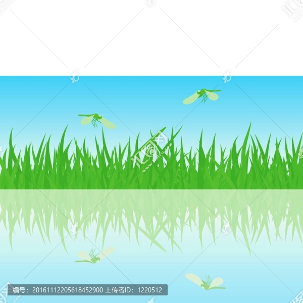 美麗的夏日水邊與DRA