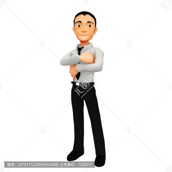 3D成功商人
