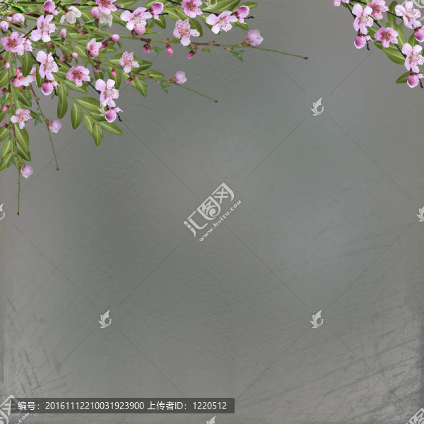 用花香花束書寫抽象背景