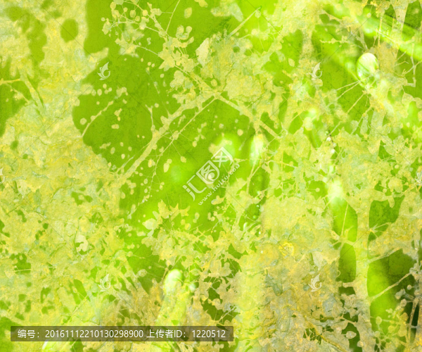 明亮的綠色植物垃圾質感的摘要