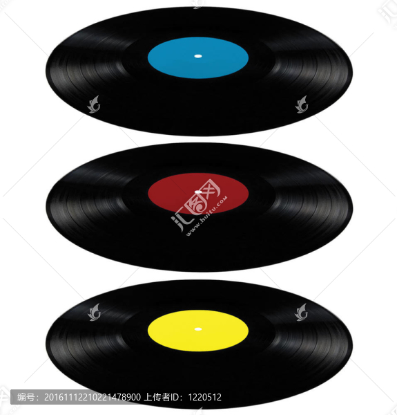 黑色乙烯唱片光盤(pán)；孤立長(zhǎng)播放盤(pán)