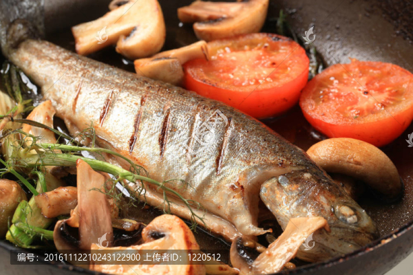 煎鱒魚