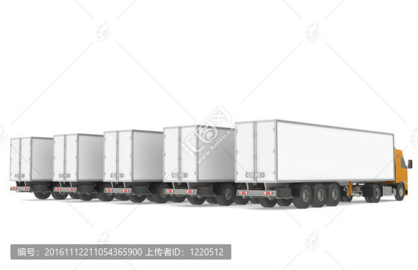 卡車車隊(duì)。倉庫和物流系列